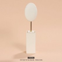 Oirlv 베이지 마이크로 화이버 쥬얼리 디스플레이 세트 금속 쥬얼리 전시 상점 캐비닛 목걸이 디스플레이 바스트 귀걸이 팔찌