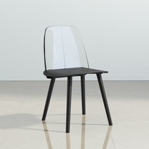 투명의자 북유럽 크리스탈 클리어 고스트 체어 예쁜 카페 바실리 홈바 이케아 업소용 인테리어 튤립 스터디 퍼니처 물방울, 투명 블랙