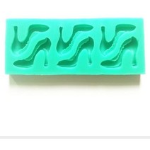 구두의 실리콘 몰드 높은 굽 신발 UV 수지 실리콘 몰드 퐁당 초콜릿 캔디 Gumpaste 롤리팝 크리스탈 에폭시 소프트, 1
