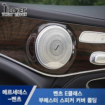 벤츠 E클래스 W213 부메스터 스피커 커버 몰딩 1SET(4pcs), E클래스 W213(16년식-) 부메스터 스피커_실버무광