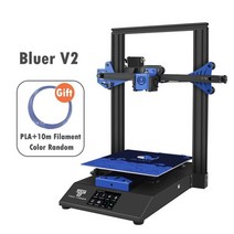 목업제작 3D프린터 해외 창고 Twotrees 3D 프린터 Bluer V2 음소거 드라이브 TMC2225 전원 공급 장치 24V 인쇄 마스크 키트 XY 텐셔너 유리, 협력사, 블루어 V2, 유럽 ​​연합
