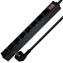 블랙탭 현대 블랙 PVC S/W 멀티탭 8구 HM16-85, 5m, 1개