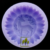 해바라기사슴 실리콘몰드 (75g)