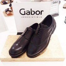 가버 38.275 57 BK 컴포트 정장화 천연가죽 남성화 3cm