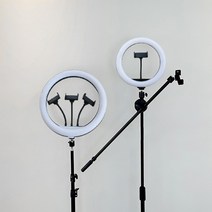 잇치치 LED 링라이트 10인치 14인치 유튜버 개인방송 촬영 수직 삼각대 거치대, 1개, 라방 수직거치대 단품