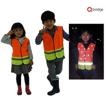 KC인증 아이가드큐 안전조끼 어린이조끼 아동조끼 반사조끼 S, 단품