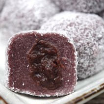 1[이든미] 흑미 모찌떡 1.8kg 60g*30알 / 향긋한 코코넛 파우더와 건강한 흑미쌀로 만든 옛날 찹쌀떡, 60g, 1개