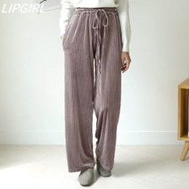립걸베티 플리츠 벨벳 팬츠