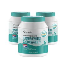 산양유 단백질 다이어트 쉐이크 체중조절용 조제식품 아미노산 분리대두 단백질 분말 3통