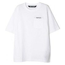 PALM ANGELS 팜엔젤스 23FW PMAA088E23JER0010103 (사토리얼 테이프 포켓 티셔츠)