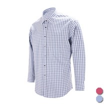 제이제이옴므 클래식 체크 레귤러 드레스셔츠 J221RF1SH229