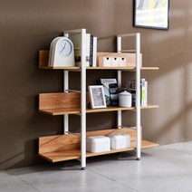 T6 철제 3단 800 책장 수납선반 책꽂이 5단책장 사무실책장 철제선반장 철제수납장 철제선반 진열대 사다리책장 책장선반 수납책장 책꽂이선반 스틸책장 선반 책장 철제책장 4단책장 전면책장 철제책꽂이 3단책장 다용도선반 사무용책장 철재책장 거실책장 철제가구, 02.800x1200_화이트/02.LPM-멀바우