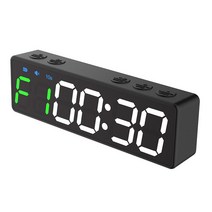 복싱타이머 전자 LED 크로스핏 스파링 주짓수 권투 격투기 스파링 타이머 타임벨, 블랙 Q20MINI 그린+화이트