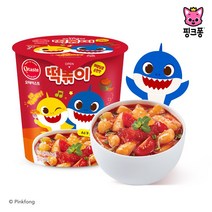 핑크퐁 아기상어 달콤토마토떡볶이, 111g, 6개