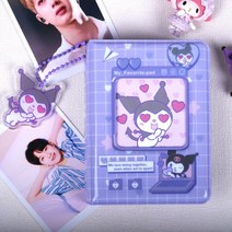 산리오 콜렉트북 Sanrio애니메이션 쿠로미 시나모롤 스타일 3 미니 트럭 카드 바인더 앨범 선물 홀더 카와이 품, [02] Kuromi