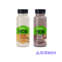 풀무원 핸디밀 녹즙 프로틴 블랙콩 190ml x 6병, 핸디밀 블랙콩콩 비타D플랜 190mlx6병