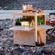 이지박스 미군박스 캠핑트렁크 폴딩 오픈형 다용도 리빙박스, 27L