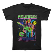 ROCKPANDA Jimi Hendrix Guitar Blacklight 반팔티