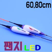 자자손손전자찌 팬지 민물전자찌 LED전자찌, 80cm - 3.3g, 5LED, 레드, 1개