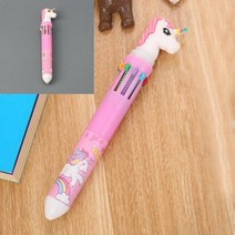 10색 볼펜 핑크 예쁜볼펜 문구사무용품 잘써지는볼펜 필기용품 사무용품쇼핑몰 볼펜리필심 볼펜제작 색볼펜 4색