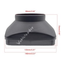 무시동히터 42607590mm 2kw5kw 공기 배출구 통풍구 커버 공기 디젤 주차 부품 자동차 트럭 버스 캐러밴 용 webasto 부품, 5kw 단일 구멍 90mm