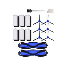 Anker Eufy Robovac 11S 30 15C 15T 12 25C 35C ISEELIFE 로봇 진공 청소기 액세서리 용 기본 필터 롤러 사, 01 16pcs Combo Kit