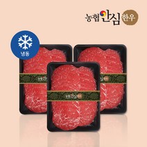 [농협안심한우] 1+등급 한우 육전 300g / 600g / 900g, 1팩, 900g (300gX3팩)