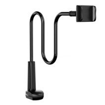 고스트xl마운트 여기현상소 Logitech Brio 4K 3.5-6.5 인치 포토 라이브 용 유연한 카메라 폰 홀더 구즈넥 클램프 레이지 구즈넥 클립 전화 웹캠 스탠드
