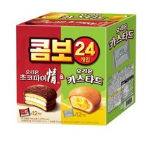 오리온 초코파이 정 39g x 12p + 카스타드 23g x 12p, 2세트