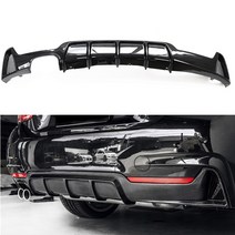 카본 BMW 리어 스포일러 F10 5시리즈 3 M BMW F32 F33 F36 435i 2014-2019 M 용 리어 범퍼 디퓨저 립 스포, 01 Carbon Fiber Look