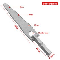 동확관기 동관확관기 사라기 동배관확관기 고속 강철 구리 파이프 스웨이징 도구 1 개 크로스 스크루 드라, 02 as picture