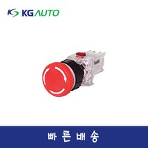 KG오토 KDE-Q3R1 KDE-Q3R2 22파이 원형 고급매입 푸쉬록턴 리셋스위치, 적색(R)