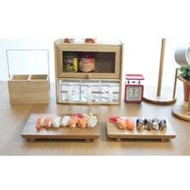 일식 회 플레이팅 접시 나무 직사각 디저트 카페 매장 김밥접시 브런치 예쁜 트레이 가게, 단일사이즈