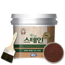 KCC 홈앤스테인 수성스테인 0.9L 오일스테인 친환경, 티크2