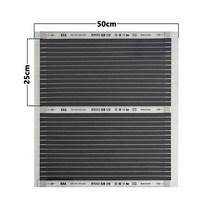 적외선 바닥 난방 필름 220V 전기 시스템 및 부품 50CM 너비 가정용 포일 매트, [03] 1pc 50cmx25cm