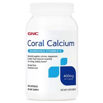 GNC 코랄 칼슘 마그네슘 비타민D3 180캡슐 90일분, 1개, 180개