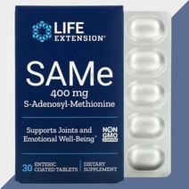 라이프익스텐션 조인트서포트 아데노실 메티오닌 SAMe 만니톨 400mg 30정, 1개, 기본