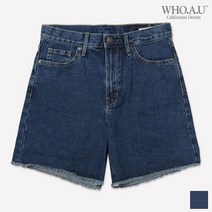 후아유 후아유 W M톤 컷팅 데님 쇼츠_WHTJ82419H