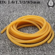 와이어커넥터부품 Id 1.6 1.7 2 3 5mm 자연 라텍스 고무 호스 고탄성 탄성 외과 의료 튜브 새총 투석기 호환, 1.6mmx3.2mm