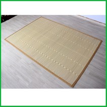 [대숲소리]특관석 왕골 민무늬 돗자리120cmx190cm 커버포함_띠지색상랜덤발송