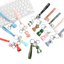 반려동물키링 동룡키링 호텔 쇠고리 새차선물 열쇠꾸러미, 판다