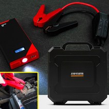 자동차 점프스타터 방전 배터리점프 밧데리점프 컨셉플래닛, 블랙, 10000mAh, 1set