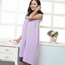 새로 여성 빠른 건조 Bowknot 웨어러블 목욕 타월 샤워 스파 랩 바디 비치 욕실 목욕 가운 가운 부드러운 흡수성 마이크로 화이버목욕 수건 바스타월, 보라색