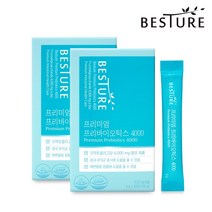 프락토올리고당 4000mg 배변활동 장건강 베스처 프리미엄 프리바이오틱스 FOS 4000 프로바이오틱스 유산균+스낵팝, 2박스, 30포
