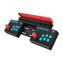 IPega PG-SW002 듀얼 플레이어 Nintend Switch/Switch Lite 용 터보가있는 미니 핸드 헬드 비디오 게임 패, 한개옵션1, 02 black