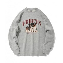 EBBETSFIELD 보더콜리 퍼피 맨투맨 그레이