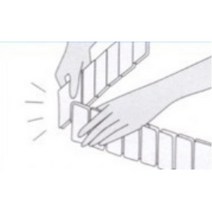 책상서랍 옷장안수납 수납정리칸막이 소품서랍장 보드, 칸막이보드(대) 1개 벌크  (999,885개)