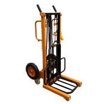 핸드형 자동리프트 지게차 창고 작키 파레트 자동, 3미터 높이의 대형 휠이 있는 범용 휠, 1개