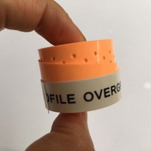 테니스그립커버 4pcs zarsia zr-04 오버 배드민턴 라켓 점성 오버 천공, 주황색