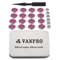 Vanpro 스케이트보드 베어링 롱보드 베어링 세트 608RS 608ZZ 베어링 8x22x7 고탄소강(스노우 그레이 16개 팩), 16 rose red bearings